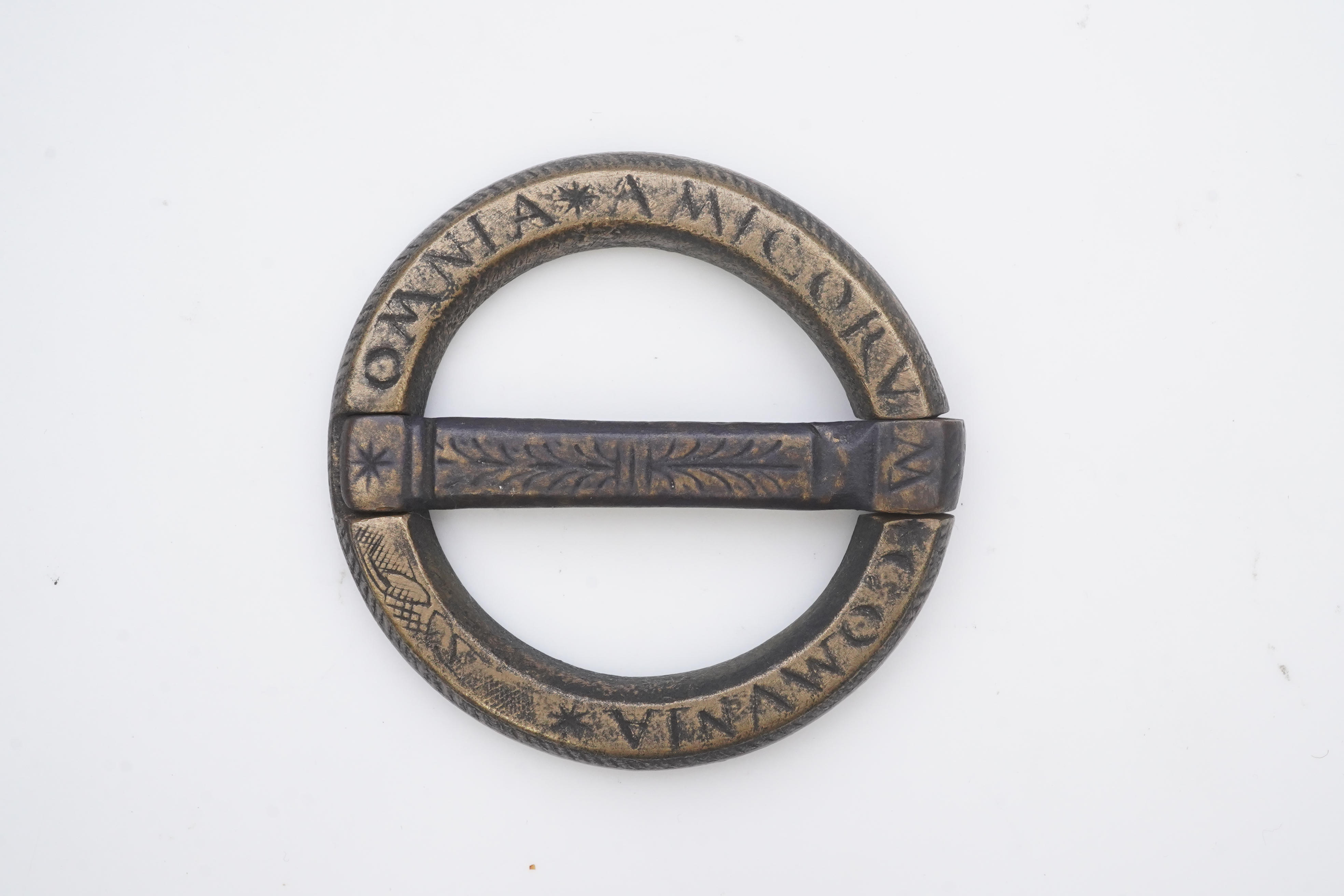 A bronze buckle, 16th-17th century